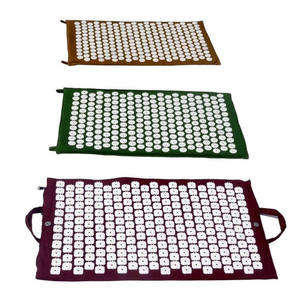 Timecreate - Nuevo y Popular Juego de Colchoneta y Almohada de Acupresión con Relleno de Coco, Juego de Colchoneta y Almohada de Acupuntura - Product Image 1