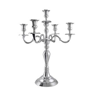 Galvanoplastie Finition Candélabre Grande Taille En Aluminium Métal Bougeoir Unique À La Main Éclairage Décoratif En Gros - Product Image 3