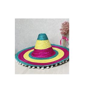 หมวกทรงโซมเบรโรลายหญ้าธรรมชาติ สำหรับเดินทางเพื่อธุรกิจ งานแต่งงาน ใช้ในชีวิตประจำวัน-เหมาะสำหรับทุกเพศทุกวัย หมวกฤดูร้อนสำหรับชายหาดและกิจกรรมกลางแจ้ง - Product Image 5