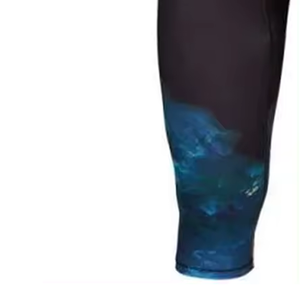 Aquatic Design <b>3</b>/<b>4</b> Gym Pant Heat Transfer Sublimation Pant With 6 Inch Phone Pocket On Sides Gym Compression Pant For Gym Set - Product Image 2