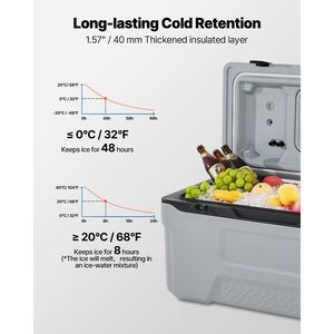 Frigo portatile con ruote da 25L in LLDPE resistente, con materiale rigido isolante e portabicchieri - Product Image 3