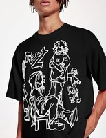 T-shirt tricoté personnalisé pour homme à col rond et manches courtes, 100 % polyester de haute qualité, style décontracté, 180 grammes, imprimé en sérigraphie unie