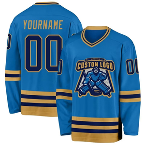 Jersey de Hockey sobre Hielo Personalizado, Sublimado con Tackle Twill en Pakistán, Ropa de Hockey sobre Hielo de Alta Calidad, Precio Económico, Jersey de Moda Personalizado OEM - Product Image 6