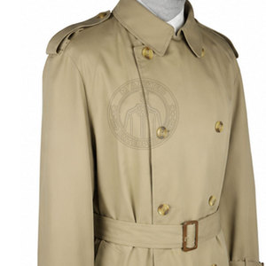 Trench-coat sur mesure, reproduction authentique, avec doublure confortable, larges revers et coupe longue. - Product Image 6
