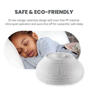 Toxic-Free PP Material noise < 36 dB ultra-quiet design humidifier have 7 Colors Adjustable Gradient LED - Product Image 6