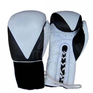 Professional RC Fitness Wear Leather Boxing Gloves Non-Slip Shock Absorbing Foam Padding Secure Hook Loop <b>Strap</b> for Gym Training - Product Image 5