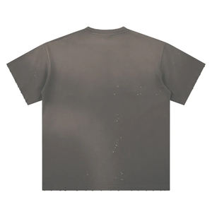 เสื้อยืดคุณภาพสูงสำหรับทุกเพศ ปรับแต่งได้ ลายลิงวินเทจ ดีไซน์สีสันสดใส ลายจุดสาดสี น้ำหนัก 260 กรัม ทรงหลวม สินค้ามาใหม่สำหรับผู้ชาย - Product Image 6