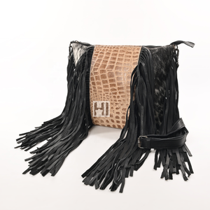 Bolso Bandolera de Cuero Vacuno Estilo Western, Curtido Vegetal - Product Image 2