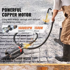 Vibratore Elettrico Portatile per Cemento 1300W, 16000 VPM, Motore in Rame 2HP, Utensile Manuale per Calcestruzzo - Product Image 3