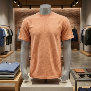 Custom Men Plain T Shirt Soft Cotton Breathable Casual Summer Crew Neck Short Sleeve Daily Wear <b>Tee</b> Top - Product Image 4