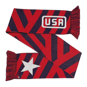 Bufanda Personalizada Suave y Cálida, Diseño Personalizado OEM, Bufanda de Punto Ligera, Transpirable, de Secado Rápido, con Contraste de Color, Venta al Por Mayor - Product Image 1