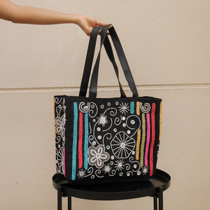 Wholesale Fashion <b>Sequins</b> Shoulder Tote Bag Beaded Handbag Ladies Shopping Women's Tote Bag by whimsy <b>Art</b> Craft - Product Image 5