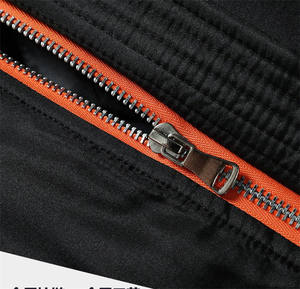 Chaqueta Acolchada de Forro Polar de Nailon Recubierto Ecológico para Hombre, Estilo Casual, Otoño Invierno, Clásica, Cortavientos, Transpirable, con Capucha y Logotipo Frontal - Product Image 5