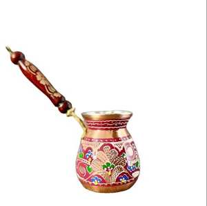 Cafetera Turca de Diseño Martillado, Elegante para Mesa de Restaurante, Uso en Exteriores, Estilo Árabe del Golfo, para Café y Té - Product Image 4