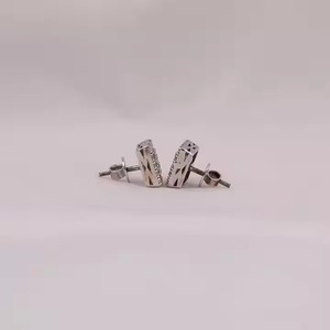 Diamond Stud <b>Earrings</b> with Screw <b>Back</b> Certified Brilliant Round Cut Diamond Iced Out Cute Luxury <b>Earrings</b> Set for Women's - Product Image 5