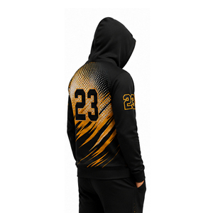 Sweat-shirts à capuche personnalisés pour hommes, impression par sublimation, vêtements de sport, entraînement en salle de sport, vêtements d'équipe, fitness, pull à capuche personnalisé - Product Image 3