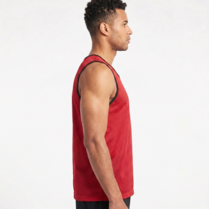 Chalecos Deportivos de Baloncesto sin Mangas para Hombre, Chalecos de Baloncesto de Malla de Secado Rápido, Chalecos de Entrenamiento de Baloncesto Ligeros para Verano - Product Image 3
