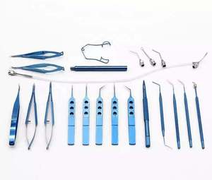 ชุดเครื่องมือผ่าตัดตาสำหรับการผ่าตัดต้อกระจกแบบปรับแต่งได้ ทำจากไทเทเนียม - Product Image 1