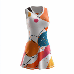 Women Quick Dry Netball <b>Dresses</b> Tennis Training Clothes Outdoor Sports Women Netball Uniforms <b>Dress</b> Tops - Product Image 4