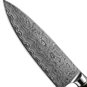Couteau de cuisine professionnel en acier Damas de haute qualité, lame décorative haut de gamme, manche confortable - Product Image 3