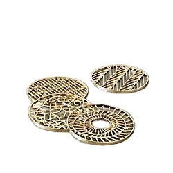 Posavasos moderno respetuoso con el medio ambiente COASTER3.75 Sublimación Hardboard Mdf Squarestone personalizado con posavasos trasero de corcho - Product Image 3