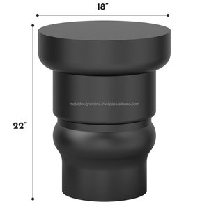 Mesa auxiliar de tambor de Metal para decoración del hogar, muebles para sala de estar y vestíbulo, uso interior y exterior - Product Image 4