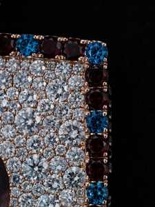 Joyería Hip Hop Personalizada, Color D, VVS, Moissanita, Plata de Lujo S925, Joyería Fina de Moda, Colgante con Foto y Letra, Recuerdo - Product Image 3