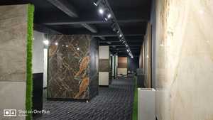 Baldosa de Porcelana con Efecto Mármol Gris, Formato Grande 1200x2400mm, Vetas Plateadas, Textura de Piedra Natural, Acabado Brillante/Satén, 8mm/10mm, Antideslizante - Product Image 6