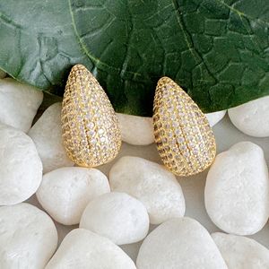 Orecchini a Goccia con Pavé, Accessorio alla Moda per Donne - Product Image 1