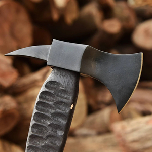 Hache marteau à lame en acier forgé, manche en caoutchouc, pour survie et usage DIY - Product Image 4