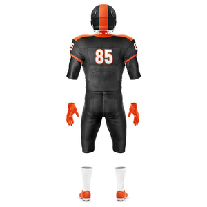 Uniformes d'équipe personnalisés Dernier design Maillots de football américain sublimés 100% polyester respirant Plus Size avec manches courtes - Product Image 2