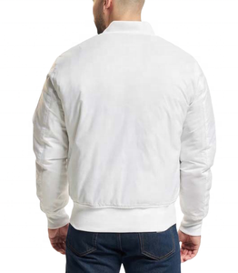 Chaqueta de Piloto Impermeable Personalizada para Hombre, con Cuello Alto, Estilo Bomber, Bordada, al por Mayor, Talla Grande - Product Image 2