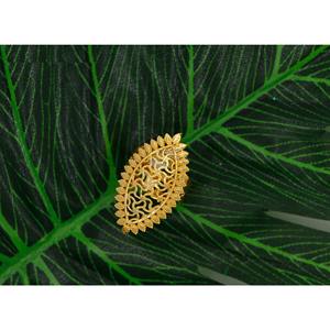 Nuevo anillo de dedo ajustable abierto tradicional para mujer, anillo de bodas de Dubái de oro de 24K, joyería, nuevo anillo de dedo de calidad Premium para niñas - Product Image 4