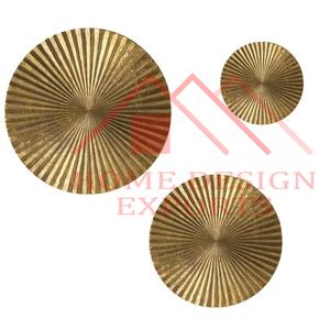 Sunburst – Sculpture décorative en métal, décor d'art mural pour salon et chambre à coucher/décor d'art mural abstrait en fer forgé 6 pièces - Product Image 2