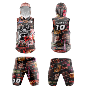 Ensemble de tenue de football américain 7v7 pour tournoi extérieur, respirant, séchage rapide, maillot et short, couleurs d'équipe personnalisées, logo, flag football - Product Image 2