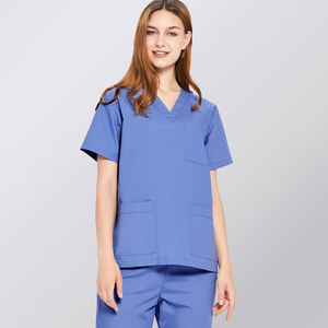 Unisex Fashionable 100% Cotton <b>Medical</b> Scrub Uniforms Quick Dry Slim Fit for Hospital Use OEM <b>Model</b> Wholesale Price - Product Image 2