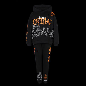 Women's Solid Color Hooded Eco-Friendly Tracksuit <b>Set</b> Full Sleeve Pullover Front Casual Regular Fit with Side Pocket Winter Wear - Product Image 6