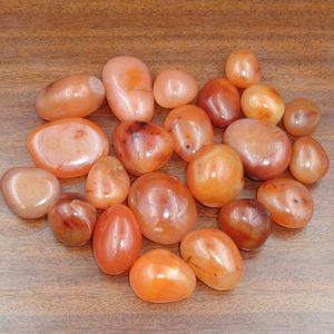 Chakralume Pierres Roulées Naturelles en Cornaline Forme Irrégulière Orange Cristal de Guérison Reiki Méditation Énergie Décoration Vente en Gros - Product Image 5
