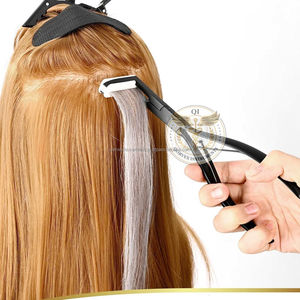 Anillas de Micro Silicona Negras para Extensiones de Cabello, Mismo Color que el Silicona, Incluye Alicates para Trenzas - Product Image 5