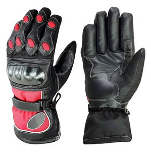 Meilleurs gants de motard en cuir grande taille, compatibles écran tactile, pour motocross et moto, gants d'hiver avec livraison - Product Image 1