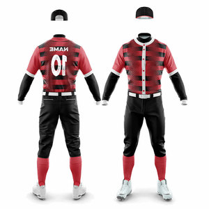Manufacturer Practice Wear Uniform <b>Baseball</b> Sports Kits Polyester/Spandex High Quality Material Uniform Adults Youth Sizes - Product Image 1