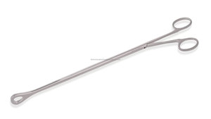 Pinzas VATS Foerster - Rectas, 20 mm, Mandíbulas Ovaladas Dentadas, Eje de 10 mm, Longitud de Trabajo de 9.5'' (24 cm), Acero Inoxidable, 13.5'' (34 cm) - Product Image 2