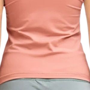 Débardeur rose pour femme à fines bretelles, sans manches, coupe ajustée, col rond, couleur unie, basique, décontracté, été, personnalisable - Product Image 5