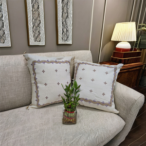 Funda de Cojín Tejida a Mano 100% Algodón |   Decoración del Hogar Suave, Duradera y Ecológica |   Diseño Artesanal Resistente a Químicos de Secado Rápido - Product Image 3