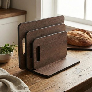 Tabla de cortar de madera para cocina, bloque de madera de bambú para cortar - Product Image 4