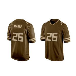 Maillot de football américain personnalisé en gros, nouvelle collection, livraison immédiate, uniforme à manches courtes, 100 % polyester, impression sublimée - Product Image 2