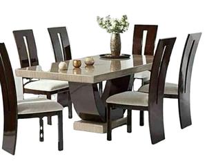 Ensemble de Table à manger en bois de teck, meuble de haute qualité, commande personnalisée, vente directe d'usine - Product Image 1