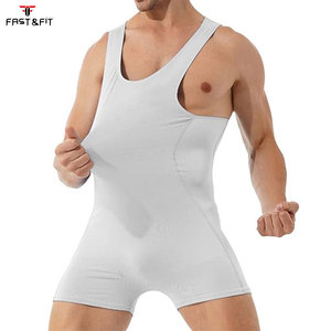 <b>Mens</b> Wrestling <b>Singlet</b> Comfortable Compression Wrestling Suit - Product Image 4