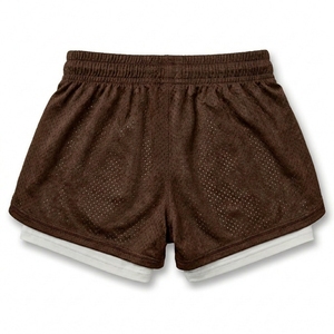 Échantillon 7 jours Livraison Rapide Short de Sport en Maille 2-en-1 150 GSM OEM ODM Direct Usine - Product Image 2
