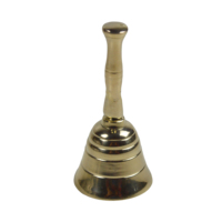 Cloches d'église antiques en cuivre, grand modèle, cadeau et souvenir de Noël festif, cloches artisanales en métal de grande taille, design d'église